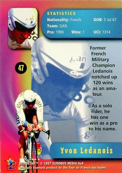 1997 Eurostar Tour de France #47 Yvon Ledanois Back